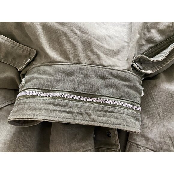 Vintage Field Jacket Coat Mens Med Short (Est.) US Military Vietnam War Era - Picture 6 of 16